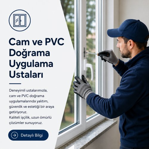 Cam ve PVC Doğrama Uygulama Ustaları