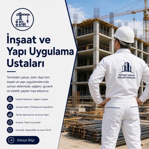İnşaat ve Yapı Uygulama Ustaları