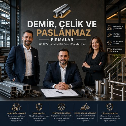 Demir, Çelik ve Paslanmaz Firmaları